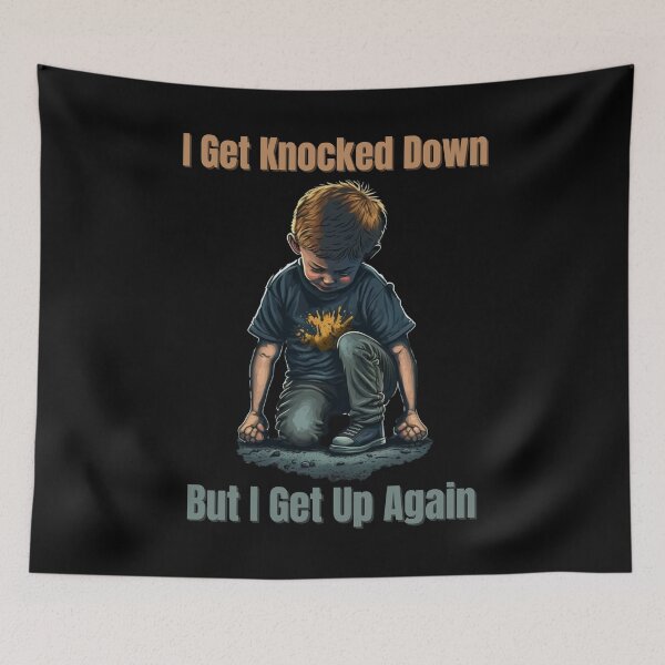 Item preview, I Get Knocked Down But I Get Up Again designed and sold by Cr4ftyCreations.