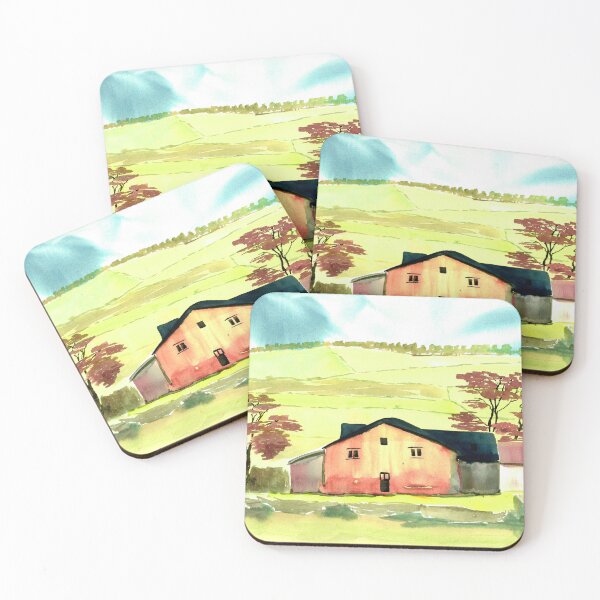 Item preview, Watercolour of a Derbyshire Farmhouse designed and sold by WaterGardens.