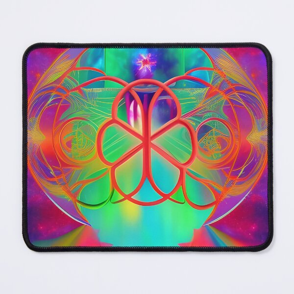 Item preview, Peace Love Harmony No.8 - Astral Cosmic AI Illustration designed and sold by Recall-Design.