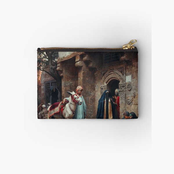 Item preview, Femmes Arabes Devant Une Porte by Frederick Arthur Bridgman Remastered Xzendor7 Classical Art Old Masters Reproductions designed and sold by Xzendor7 Digital Art Creations.