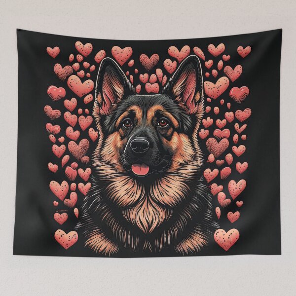 Item preview, German Shepherd Dog Valentine designed and sold by Juliascutecornr.