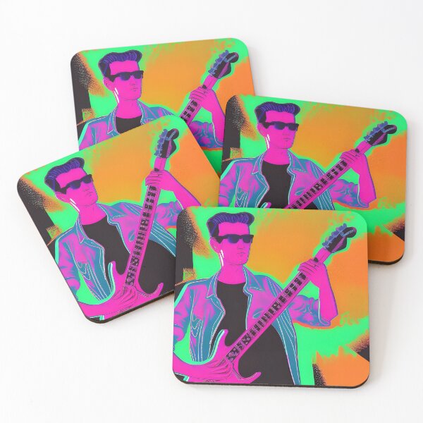 Artikelvorschau, A Poster of Neon Electric Guitars entworfen und verkauft von brandway.