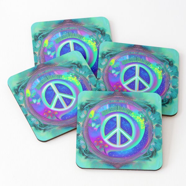 Item preview, Peace Love Harmony No.9 - Astral Cosmic AI Illustration designed and sold by Recall-Design.