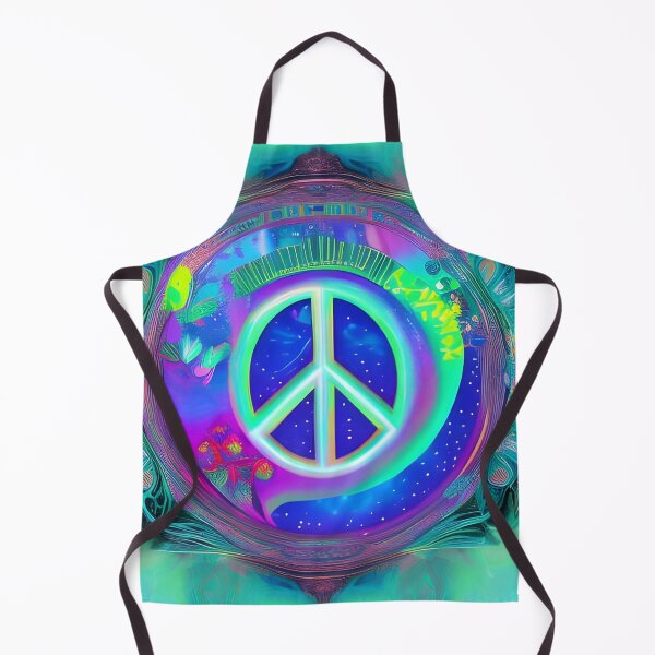 Item preview, Peace Love Harmony No.9 - Astral Cosmic AI Illustration designed and sold by Recall-Design.