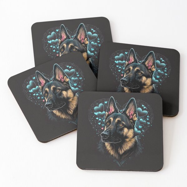 Item preview, German Shepherd Valentine Dog designed and sold by Juliascutecornr.