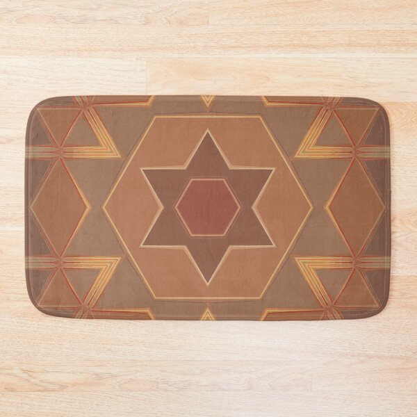 Item preview, Terracotta Color Palette Earth Tones Earthy Colors Geometric Abstract Radial Symmetry Pattern 4 of 8 designed and sold by Beachy.