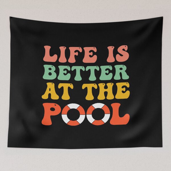 Item preview, Pool Lover Quotes: Life is Better At the Pool , Summer Vibes designed and sold by AMINE  ★★★★★.