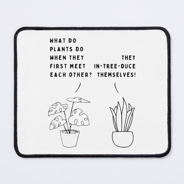 Item preview, Plant joke - What do plants do when they first meet each other? designed and sold by ani-eni.