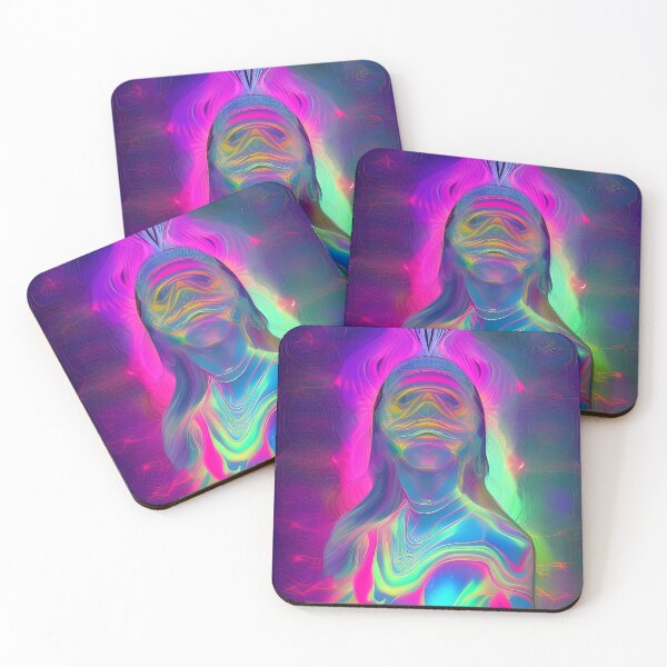 Item preview, Higher Vibrations No.2 - Ilustración de IA cósmica astral designed and sold by Recall-Design.