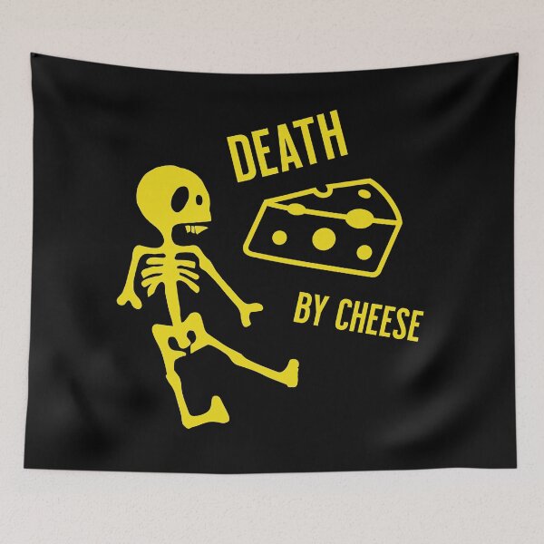 Item preview, Death By Cheese designed and sold by Rigipedia.