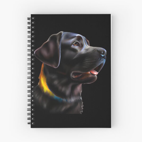 Item preview, Black Labrador retriever, acrylic art, Ai Generated Art  designed and sold by ACC .