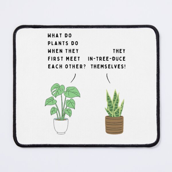 Item preview, Plant joke - What do plants do when they first meet each other? (colour) designed and sold by ani-eni.