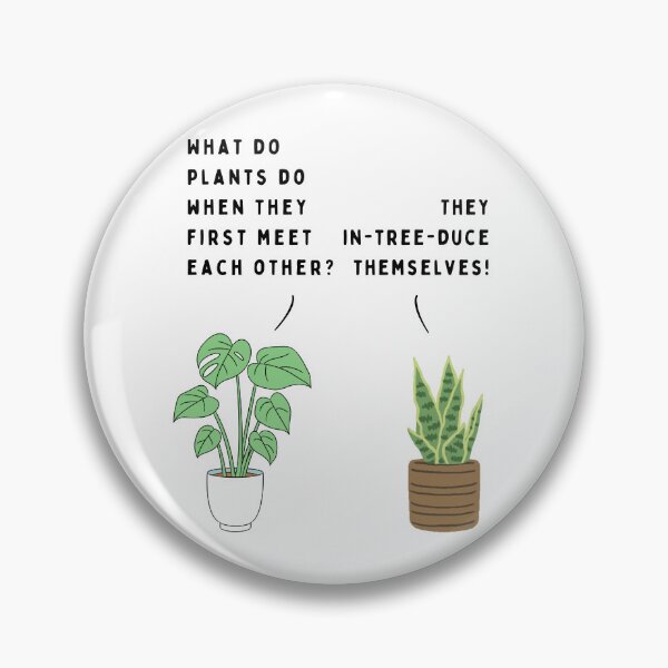Item preview, Plant joke - What do plants do when they first meet each other? (colour) designed and sold by ani-eni.