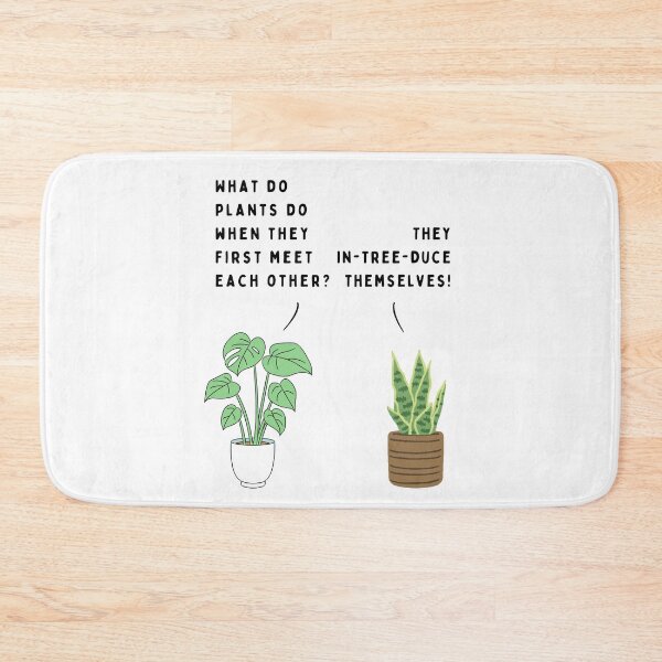 Item preview, Plant joke - What do plants do when they first meet each other? (colour) designed and sold by ani-eni.