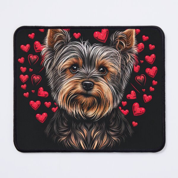 Item preview, Yorky Dog Valentine designed and sold by Juliascutecornr.