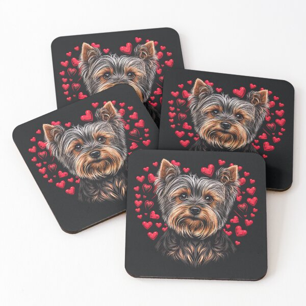 Item preview, Yorky Dog Valentine designed and sold by Juliascutecornr.
