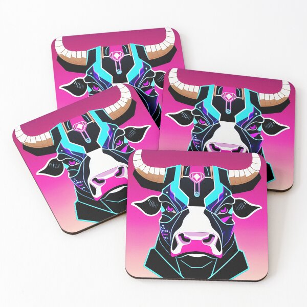 Item preview, Cyberpunk bull in a suit portrait digital illustration 30 designed and sold by vishalraifx.