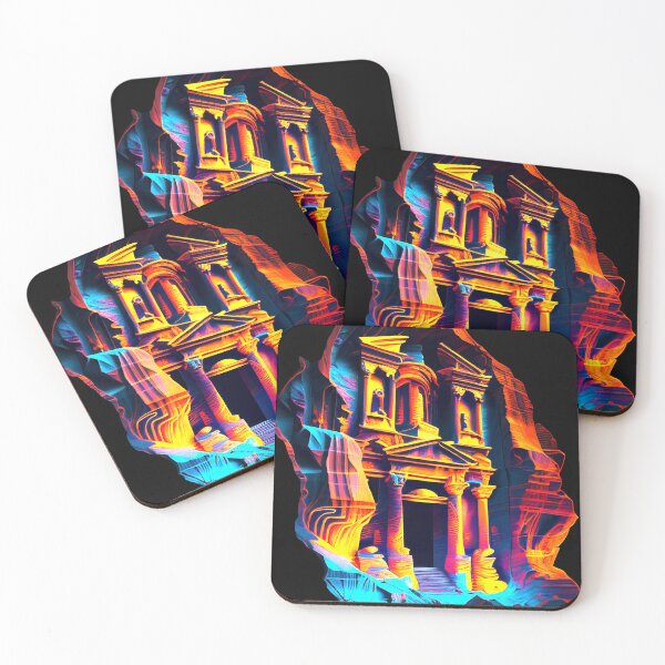 Item preview, Petra Jordan Vacation Souvenir The Treasury Neon Art designed and sold by JackCurtis1991.