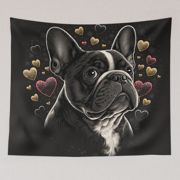 Item preview, French Bulldog Dog Valentine designed and sold by Juliascutecornr.