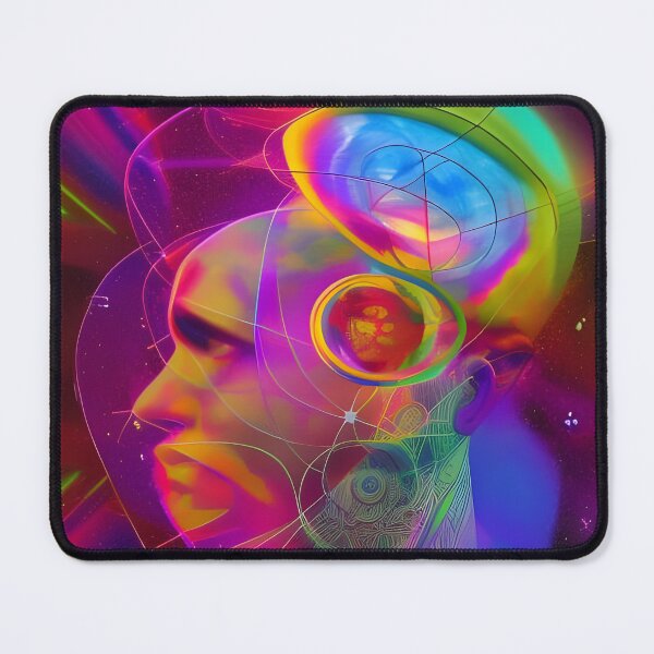 Item preview, Higher Vibrations No.4 - Astral Cosmic AI Illustration designed and sold by Recall-Design.