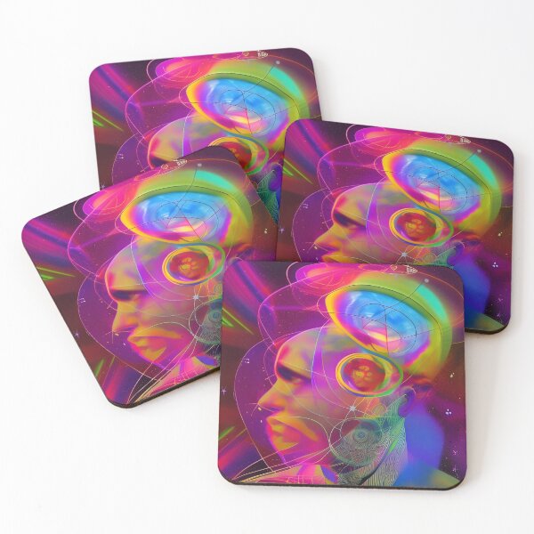 Item preview, Higher Vibrations No.4 - Astral Cosmic AI Illustration designed and sold by Recall-Design.
