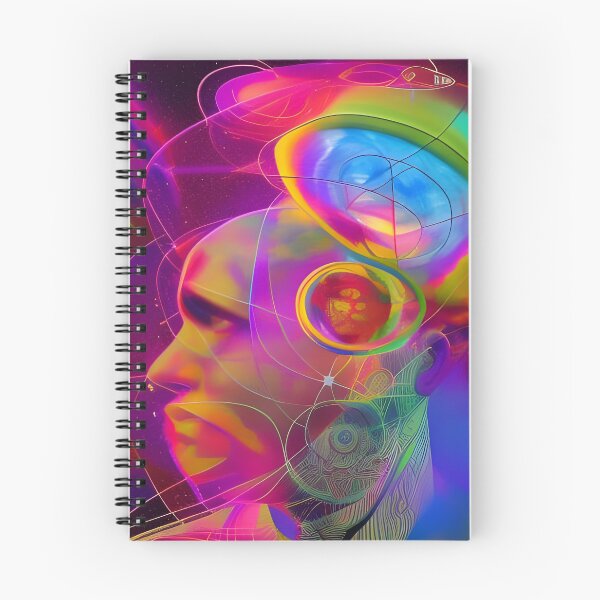Item preview, Higher Vibrations No.4 - Astral Cosmic AI Illustration designed and sold by Recall-Design.