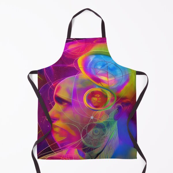 Item preview, Higher Vibrations No.4 - Astral Cosmic AI Illustration designed and sold by Recall-Design.