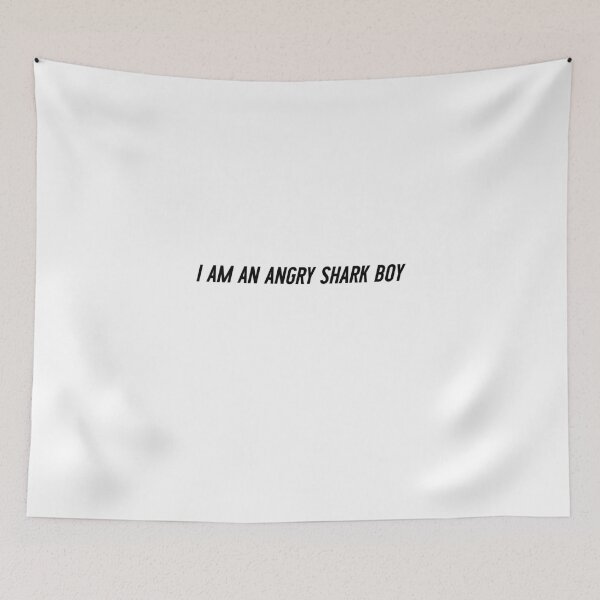 Item preview, I AM AN ANGRY SHARK BOY designed and sold by rachiller.