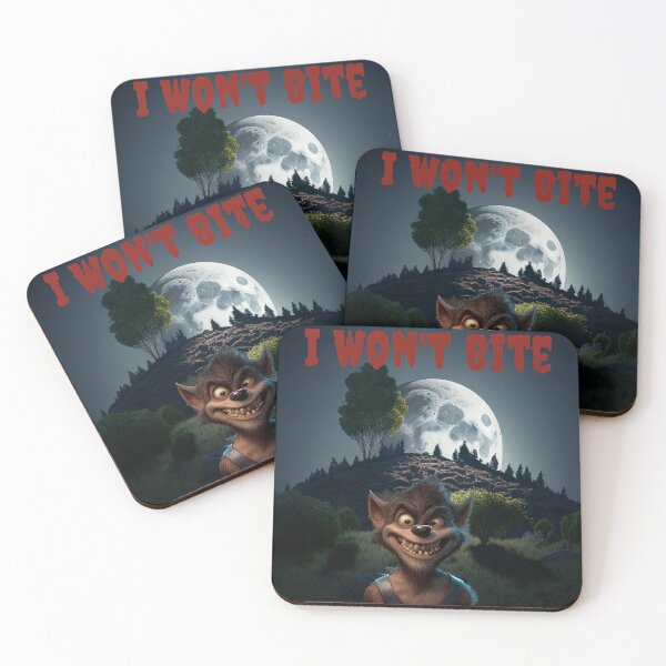 Item preview, Werewolves - I won’t bite designed and sold by TheArtfulAI.