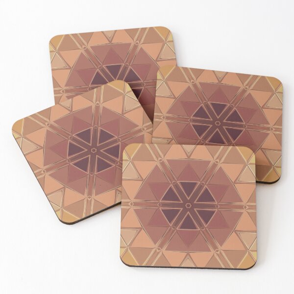Item preview, Terracotta Color Palette Earth Tones Earthy Colors Geometric Abstract Radial Symmetry Pattern 5 of 8 designed and sold by Beachy.