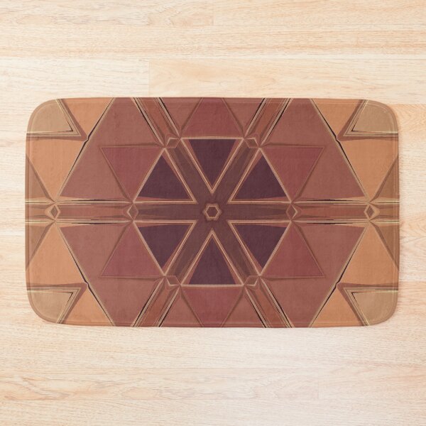 Item preview, Terracotta Color Palette Earth Tones Earthy Colors Geometric Abstract Radial Symmetry Pattern 5 of 8 designed and sold by Beachy.