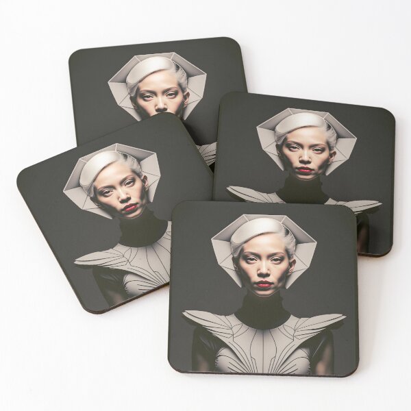 Item preview, Futuristic Styled Portrait designed and sold by Warehouse46.
