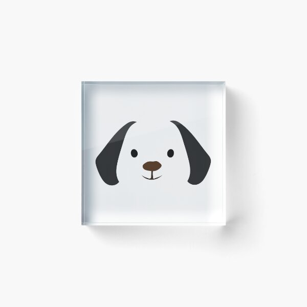 Item preview, Cute puppy dog face and facial features designed and sold by DesignsByMadiha.