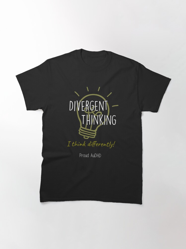 Thumbnail 3 of 7, Classic T-Shirt, Proud AuDHD designed and sold by DivergThinking.