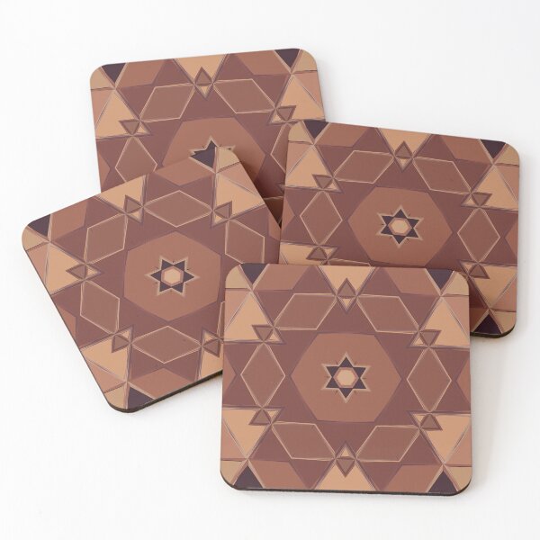 Item preview, Terracotta Color Palette Earth Tones Earthy Colors Geometric Abstract Radial Symmetry Pattern 6 of 8 designed and sold by Beachy.