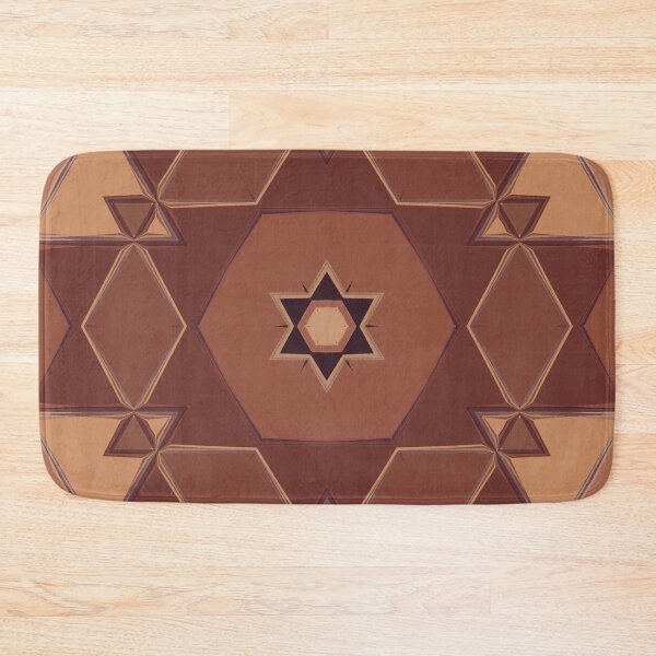 Item preview, Terracotta Color Palette Earth Tones Earthy Colors Geometric Abstract Radial Symmetry Pattern 6 of 8 designed and sold by Beachy.