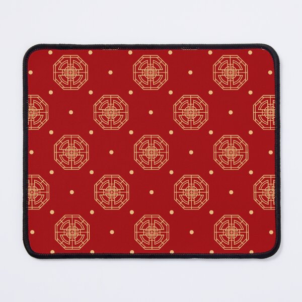 Item preview, Golden Chinese pattern on red background designed and sold by BattaAnastasia.
