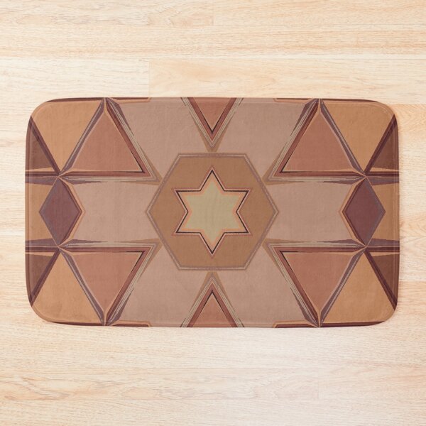 Item preview, Terracotta Color Palette Earth Tones Earthy Colors Geometric Abstract Radial Symmetry Pattern 7 of 8 designed and sold by Beachy.