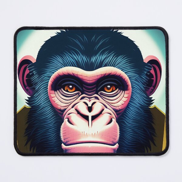 Item preview, cyberpunk gorilla  ape Kong portrait illustration art 17 designed and sold by vishalraifx.