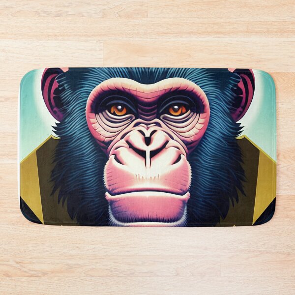 Item preview, cyberpunk gorilla  ape Kong portrait illustration art 17 designed and sold by vishalraifx.