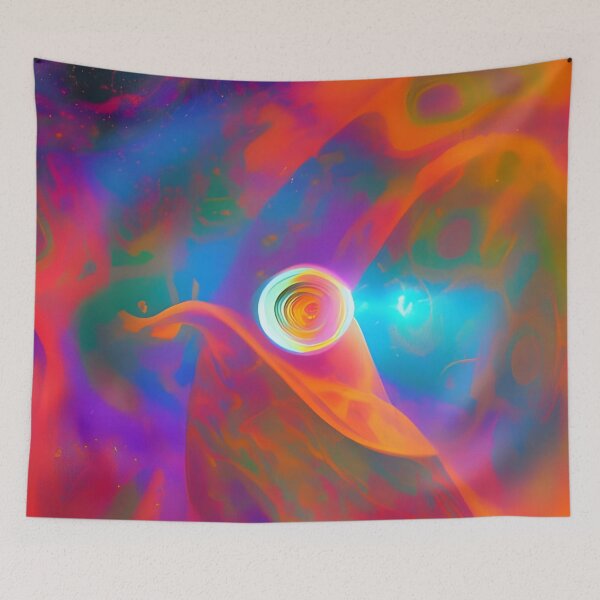 Item preview, Higher Vibrations No.9 - Astral Cosmic AI Illustration designed and sold by Recall-Design.