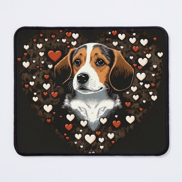 Item preview, Beagle Dog Valentine designed and sold by Juliascutecornr.