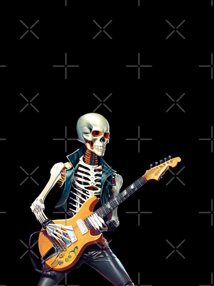 Thumbnail 4 of 4, Samsung Galaxy Phone Case, Skeleton Rocker designed and sold by ElLocoMus.