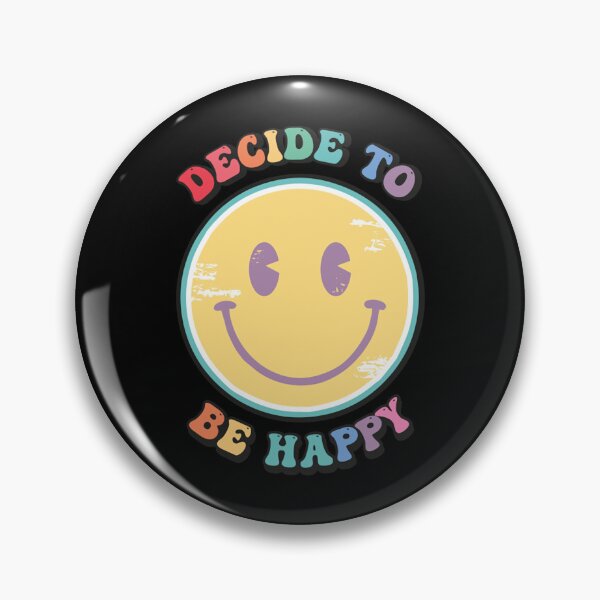 Item preview, Decide to be happy, mental health   designed and sold by Subeodesigns.