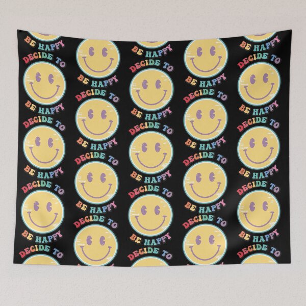 Item preview, Decide to be happy, mental health   designed and sold by Subeodesigns.