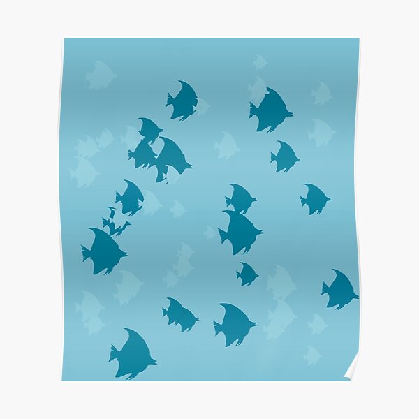 Fishies pattern Poster