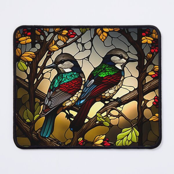 Item preview, Two birds on a tree branch designed and sold by Glassmaster.