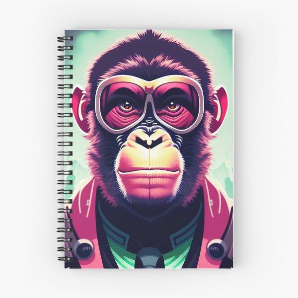 Item preview, cyberpunk gorilla  ape Kong portrait illustration art 18 designed and sold by vishalraifx.