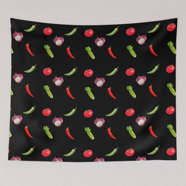 Item preview, Vegetables Dancing Pattern - Stickers Socks and More designed and sold by Dude  Stuff.