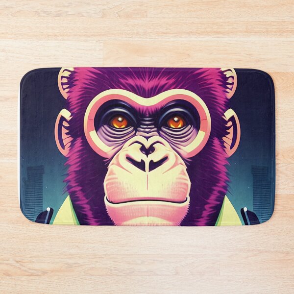 Item preview, cyberpunk gorilla  ape Kong portrait illustration art 20 designed and sold by vishalraifx.